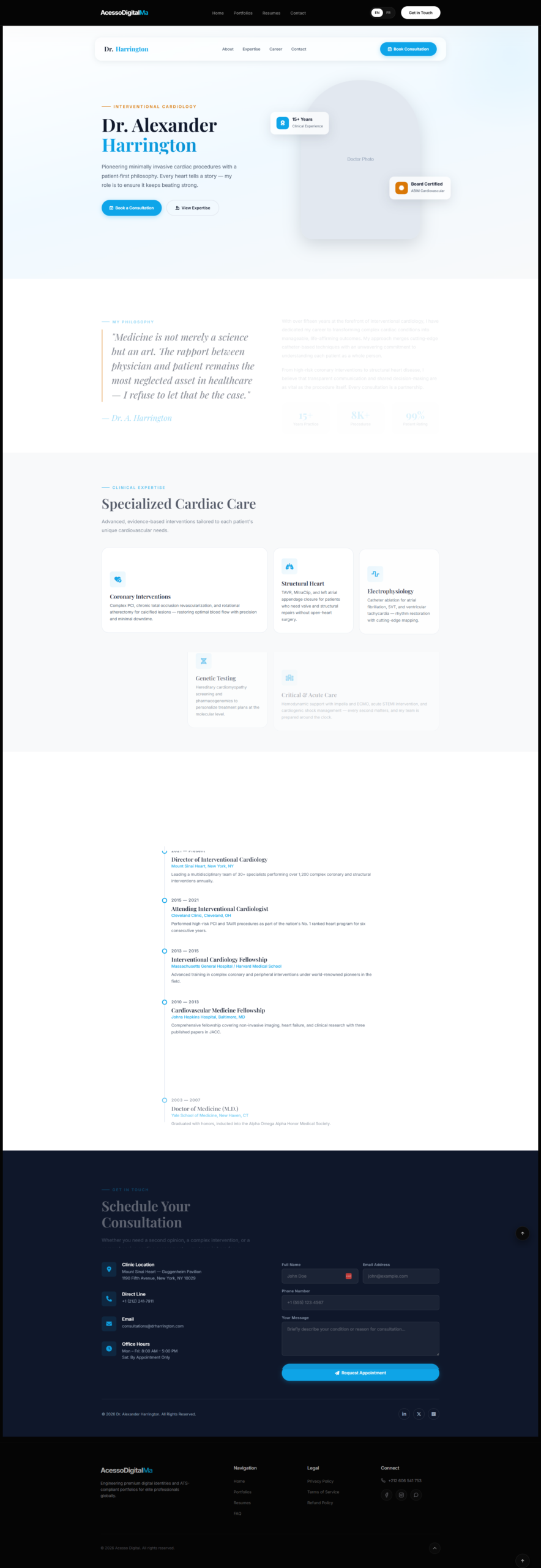 Medical Professional Portfolio