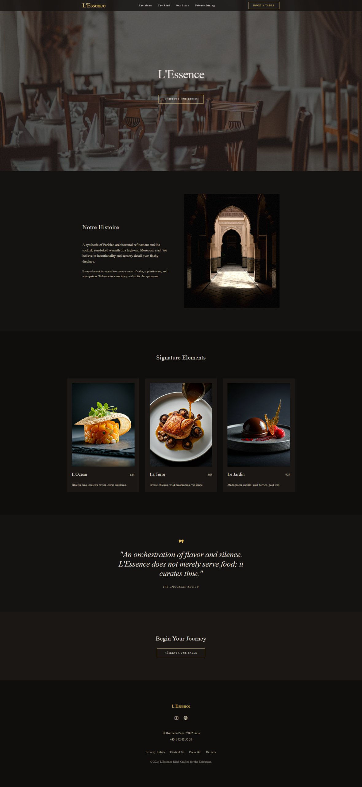 Restaurant Portfolio