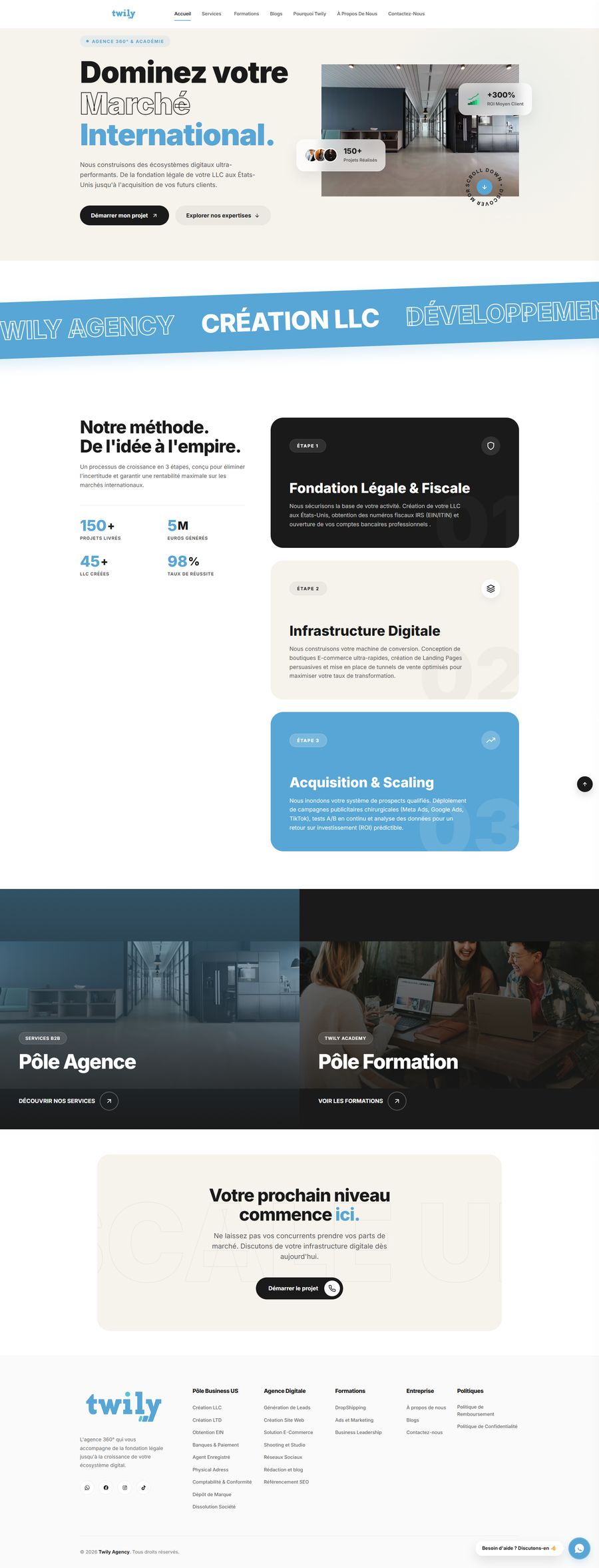 Twily — digital agency website